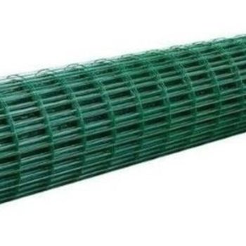 Tela soldada galvanizada revestida pvc verde